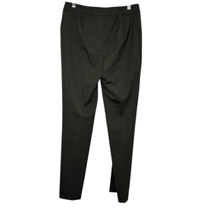 Lafayette 148 New York Pants Womens 4 Olive Green Virgin Wool Stretch Tailored