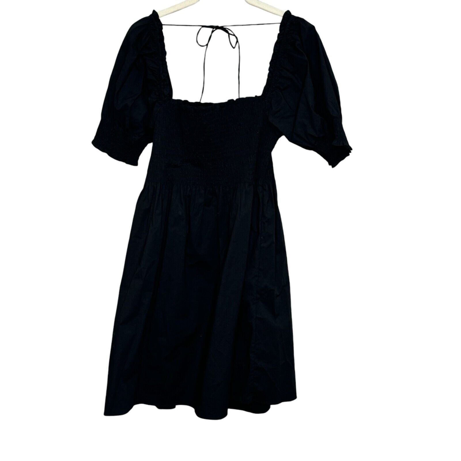 Hill House Black Athena Square Neck Nap Dress Size Small