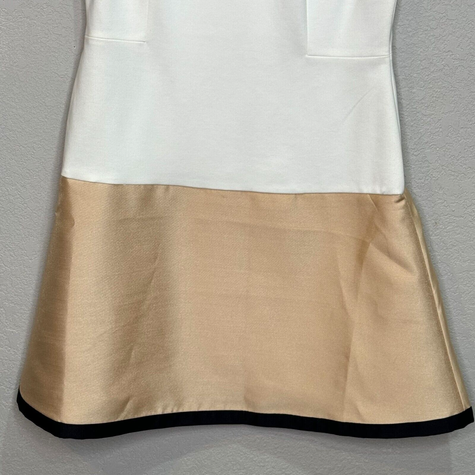 Anthropologie Maeve NEW Gold Dipped Sleeveless Mini Dress Size 8 $178