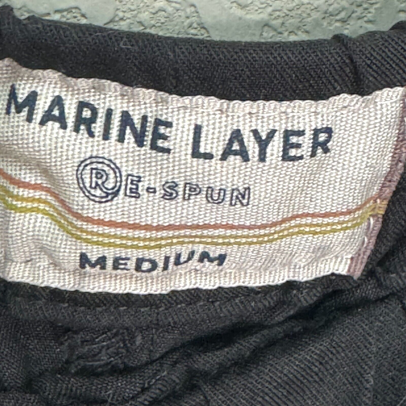 Marine Layer Allison Pants Women Size Medium Black Pockets Dolphin Hem