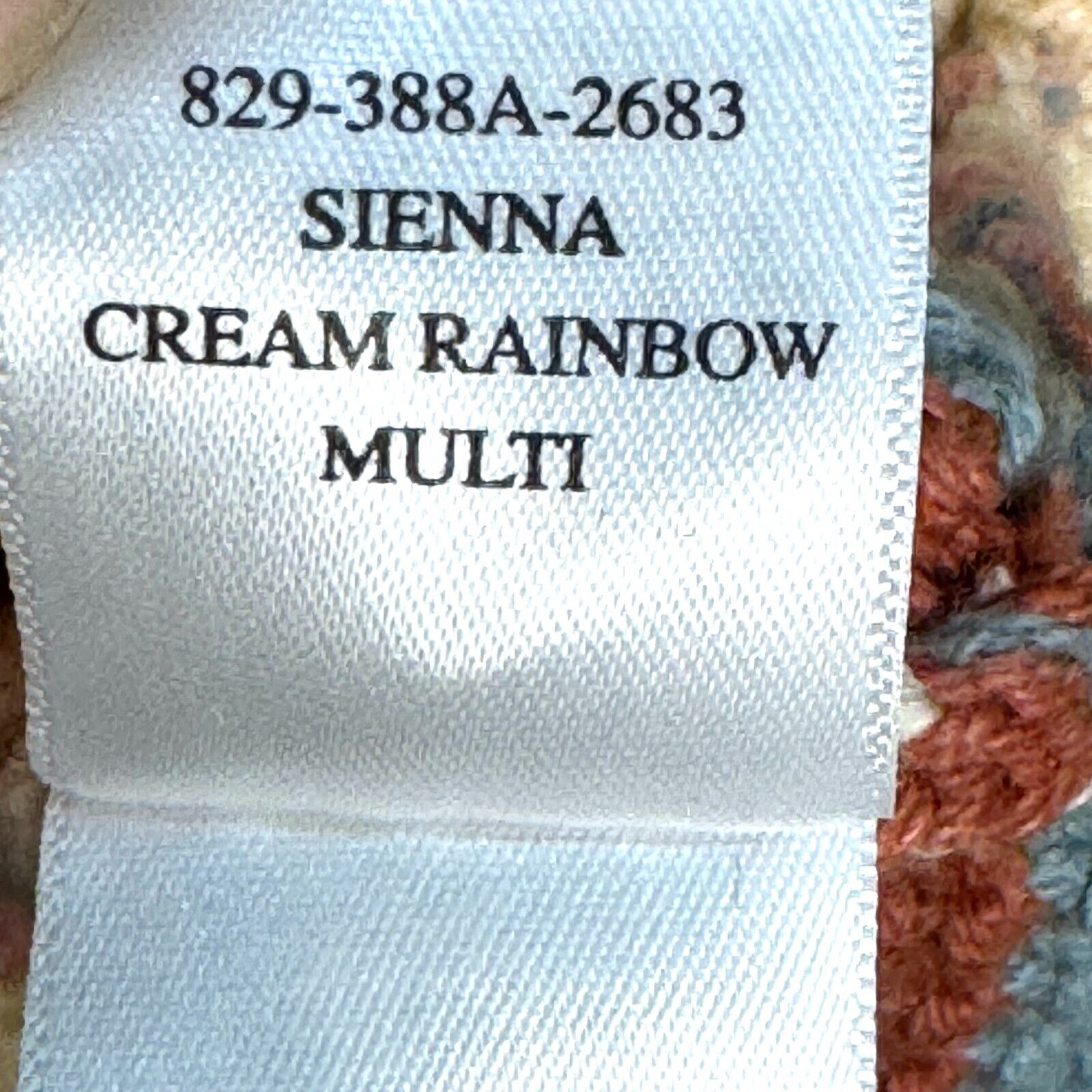 Rails Sienna Cream Rainbow Tank Top Sweater Size XS NEW $128