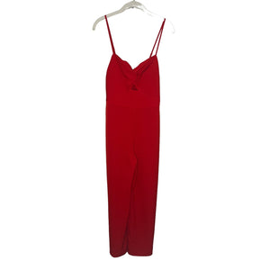Abercrombie & Fitch NEW Women Red Jumpsuit Size Small $120