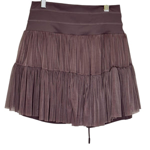 Popflex Skort Womens Medium Athletic Ruched Mesh High Rise Magical Skirt