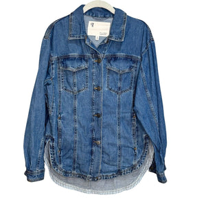 Anthropologie NEW Pilcro Denim Shirt Jacket Shacket Size XS $138