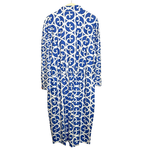 Gretchen Scott NEW Azure Blue Twist And Shout Heaven's Gate Dress Size XXXL