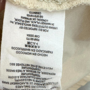 Free People Nicole Denim Dress Size Medium Ivory Mini Tiered Shirtdress Western