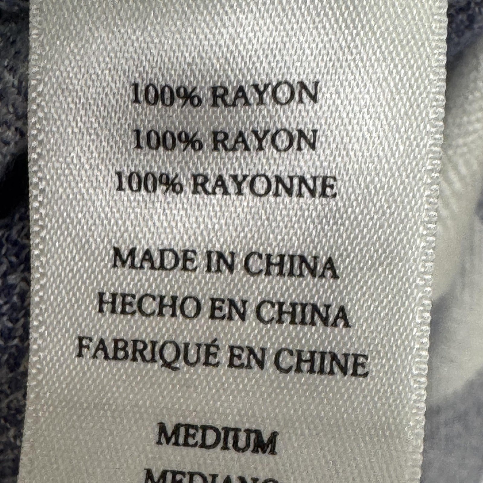 Rails Shirt Womens Medium Blue White Buffalo Plaid Button Up Long Sleeve Rayon