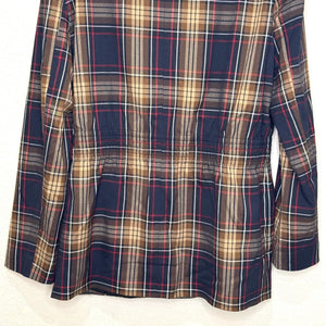 Steve Madden Blazer Jacket Size Medium Frida Plaid Preppy Classic