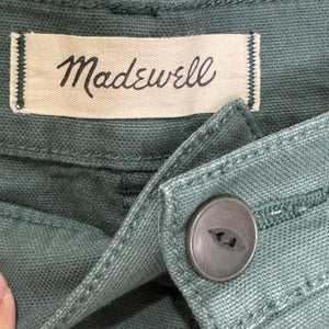 Madewell Pants Womens 28 90s Straight Utility Patch Pockets High-Rise