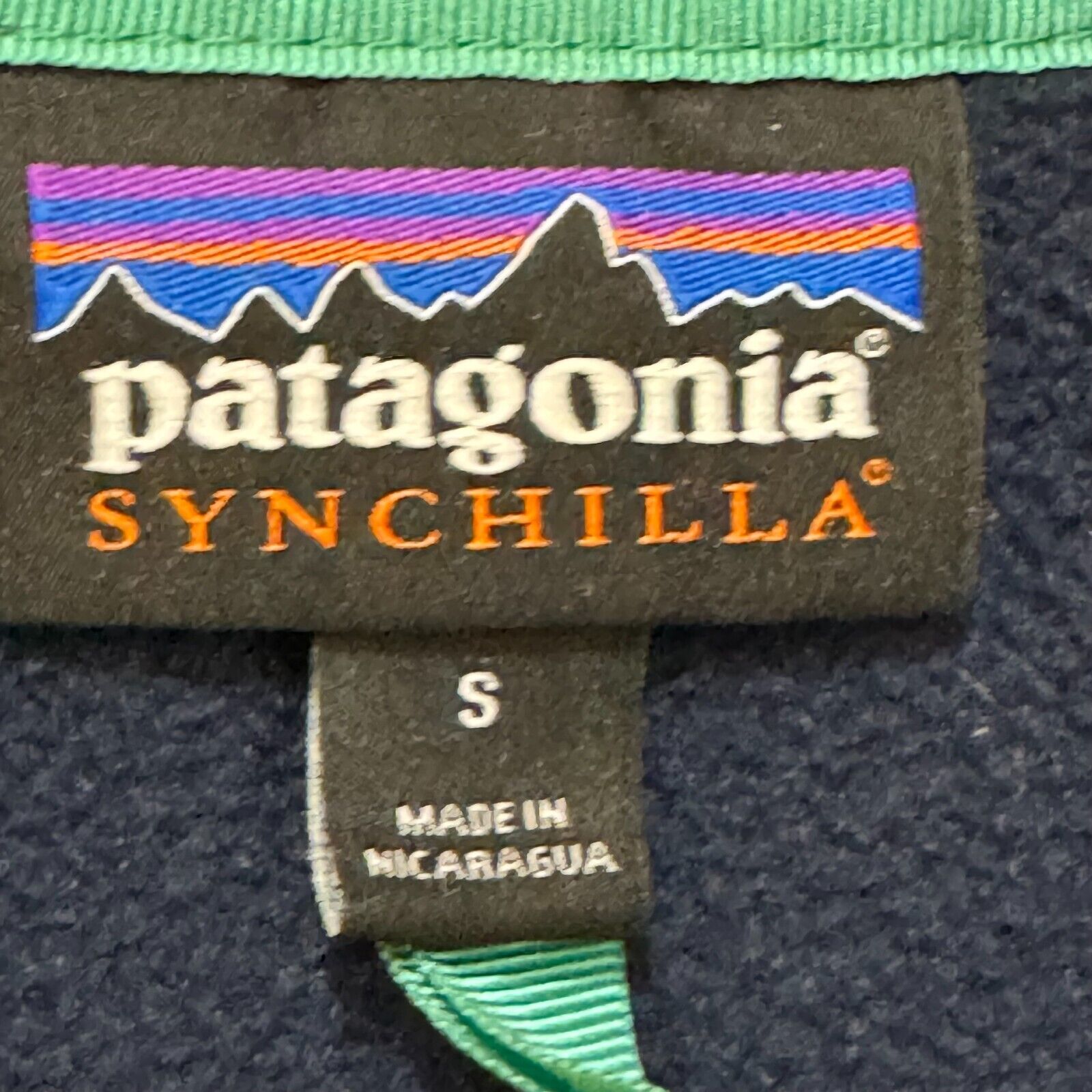 Patagonia Mens Lightweight Synchilla Snap-T Pullover Size Small Blue Teal