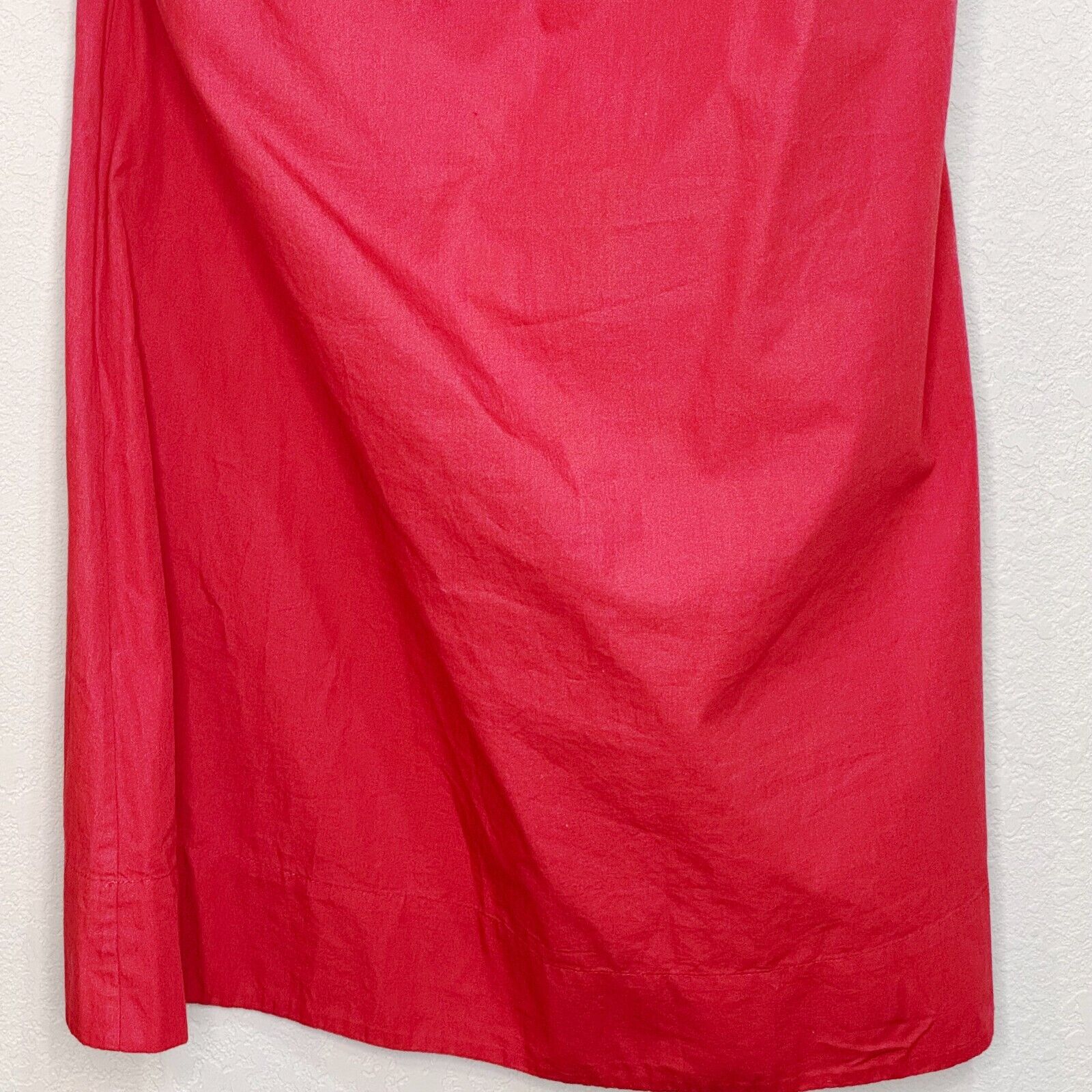 POSSE Aubrey One Shoulder Tie Mini Dress in Jam Red Size Medium