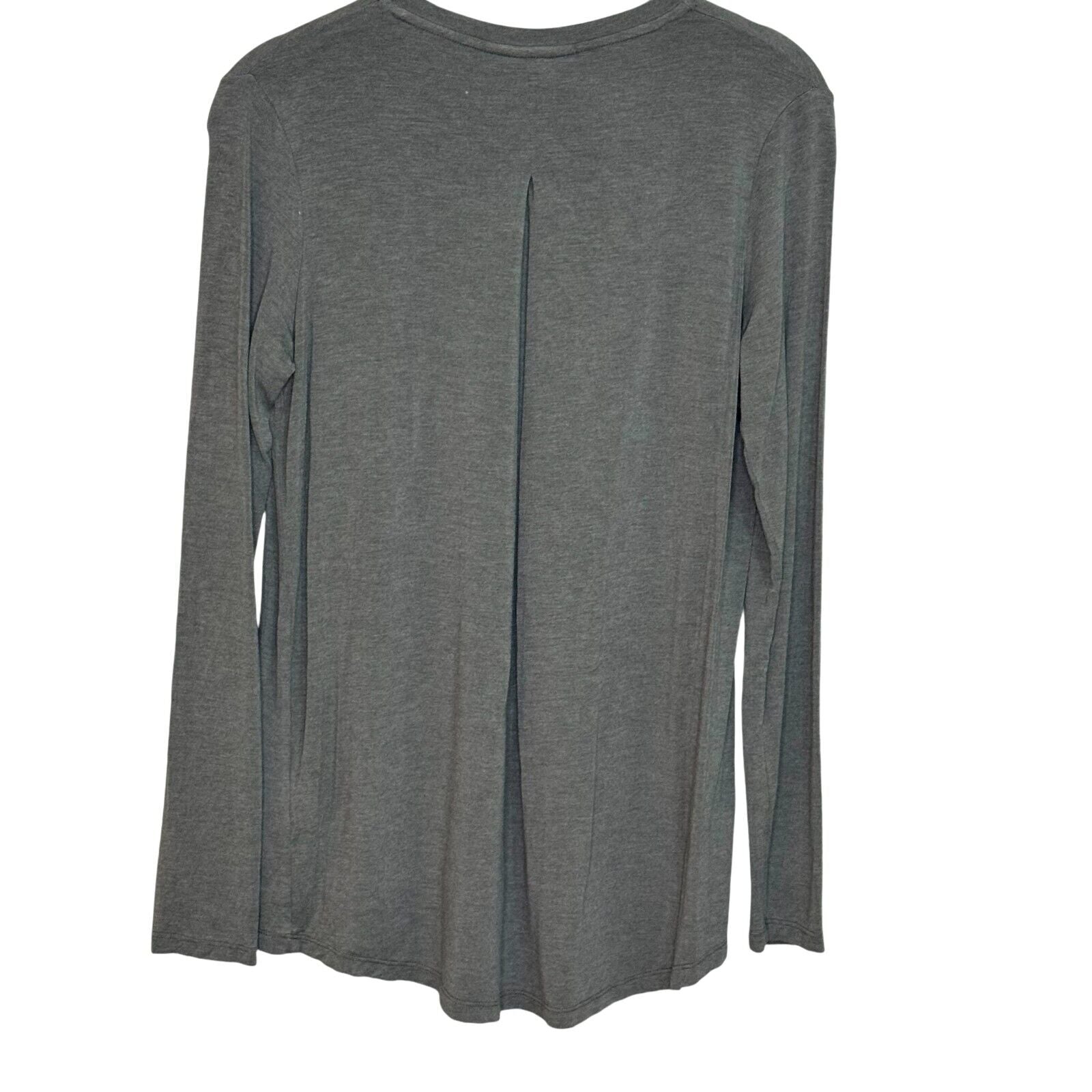 New Majestic Filatures Deluxe Soft Gray Long Sleeve Tee Size XS (1)