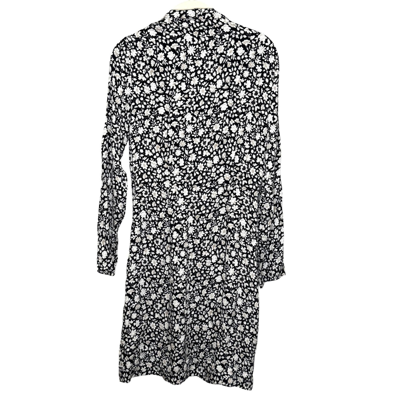 Samsoe & Samsoe Dress Womens Small Petit Fleur Bette Is Floral Long Sleeve