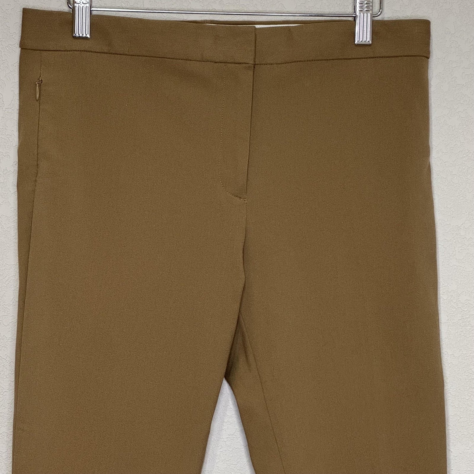 Theory Pants Womens 6 Brown Flare Trouser Dress Slacks Office Business Career