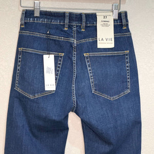 Rebecca Taylor Blue Clemence High Rise Slim Straight Jeans Size 27 NEW $195