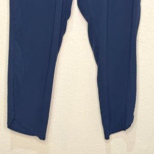 Marine Layer Allison Pants Women Size Medium Navy Blue Pockets Dolphin Hem