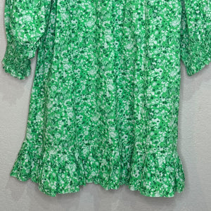 Tuckernuck RIXO London Green Meadow Ditsy Azalea Smocked Mini Dress Size XS