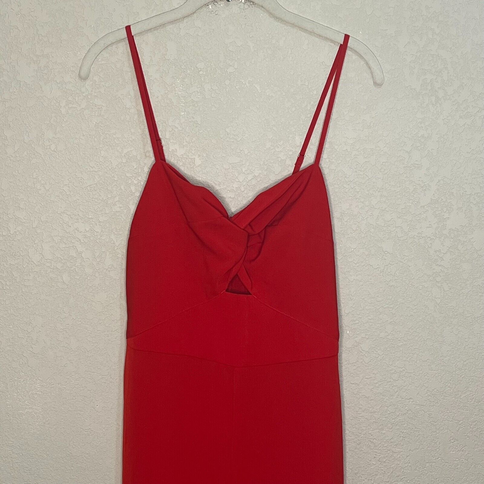 Abercrombie & Fitch Women Red Jumpsuit Size Small NEW $120