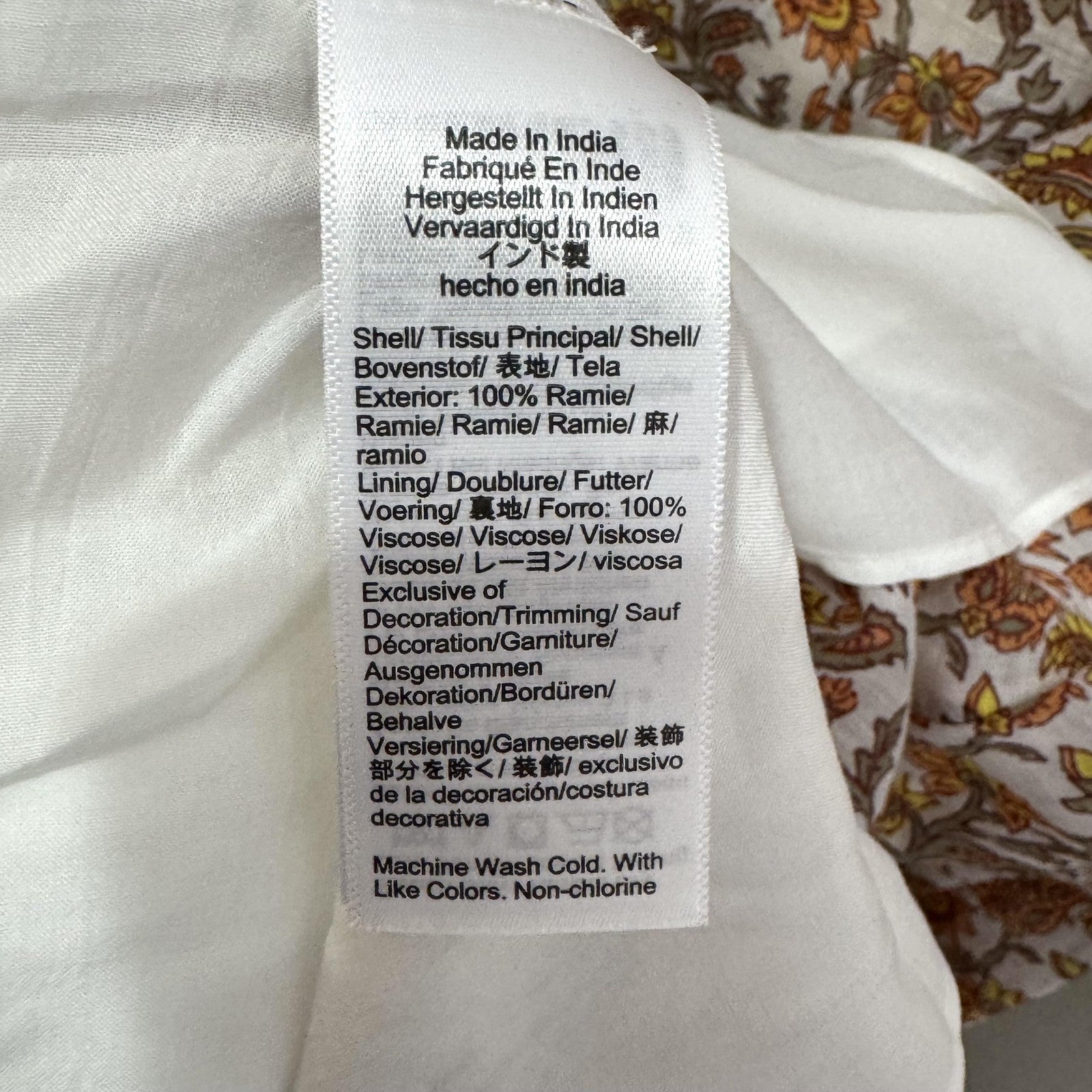 J.Crew Dress Womens Small Multi Floral Smocked Strapless Convertible Midi CK836
