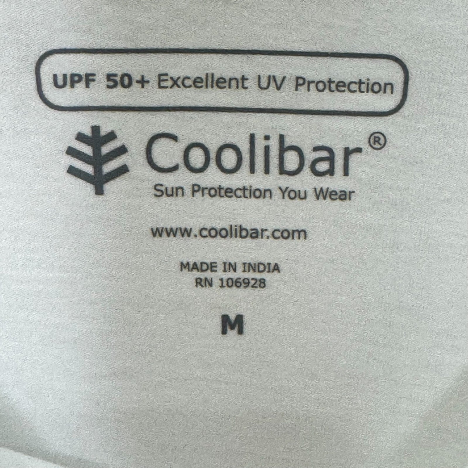 Coolibar T Shirt Top Size Medium White Floral Design UPF 50+