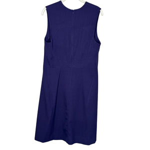 M.M. Lafleur Sleeveless Career Annie Dress Size 14 Purple V Neck