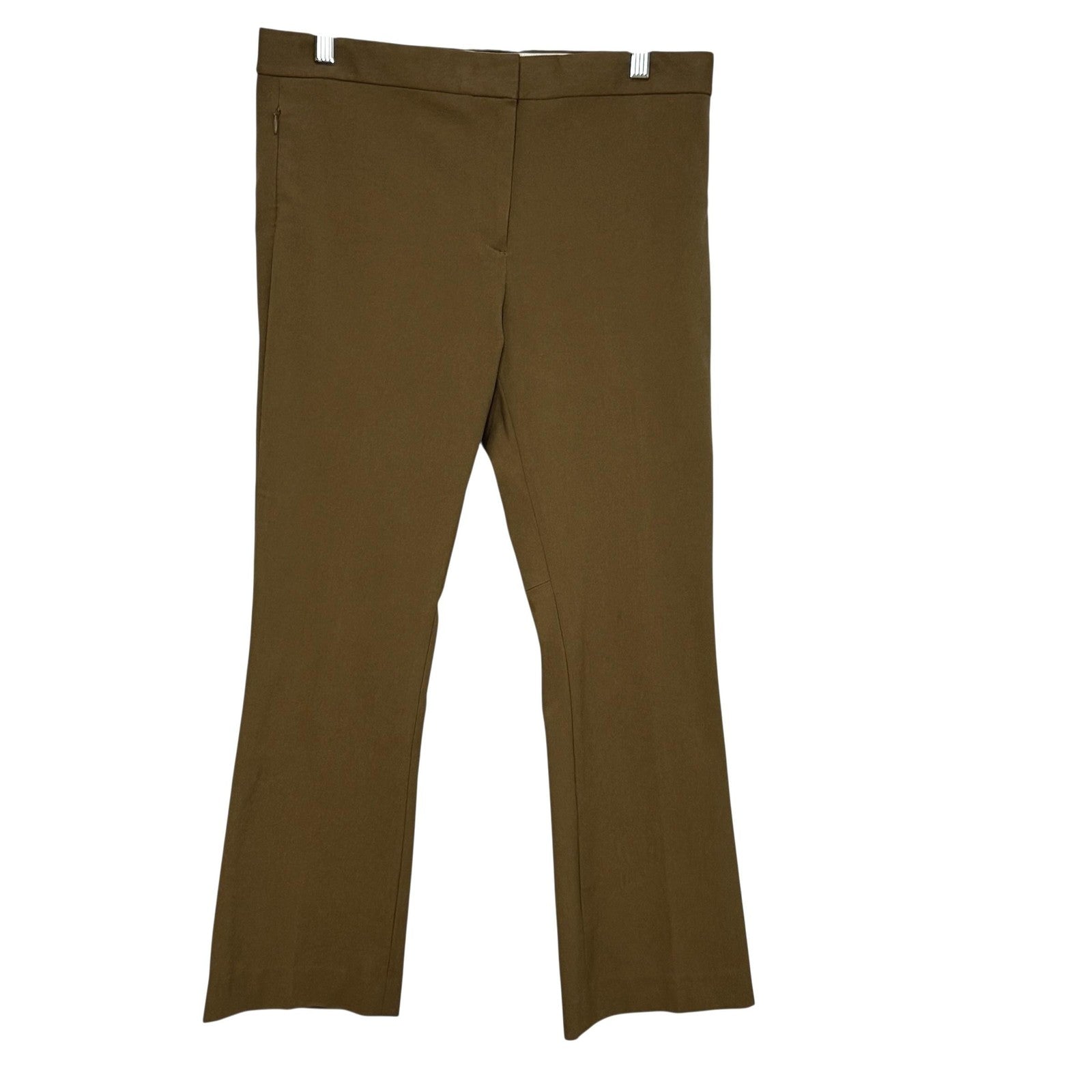 Theory Pants Womens 6 Brown Flare Trouser Dress Slacks Office Business Career
