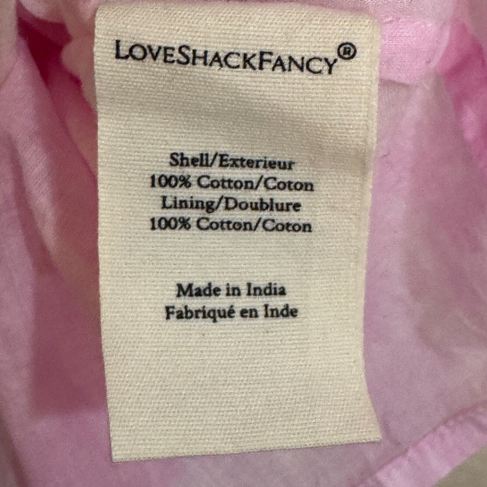 LoveShackFancy NEW Edie Cotton Maxi Crochet Dress Island Pink Size Small $315