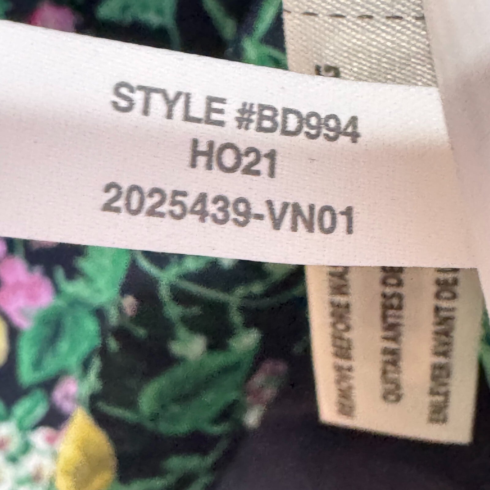 J. Crew Ruffle Top w Cami Size Medium Floral Garden Drapey Tie-Neck