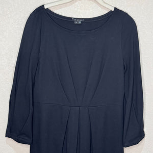 Theory Black Dress Size Medium Luann Downtown Long Sleeve Knit