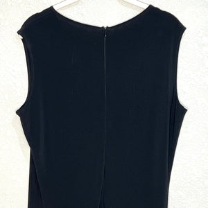 Norma Kamali KamaliKulture Black Sleeveless Jumpsuit Size Large