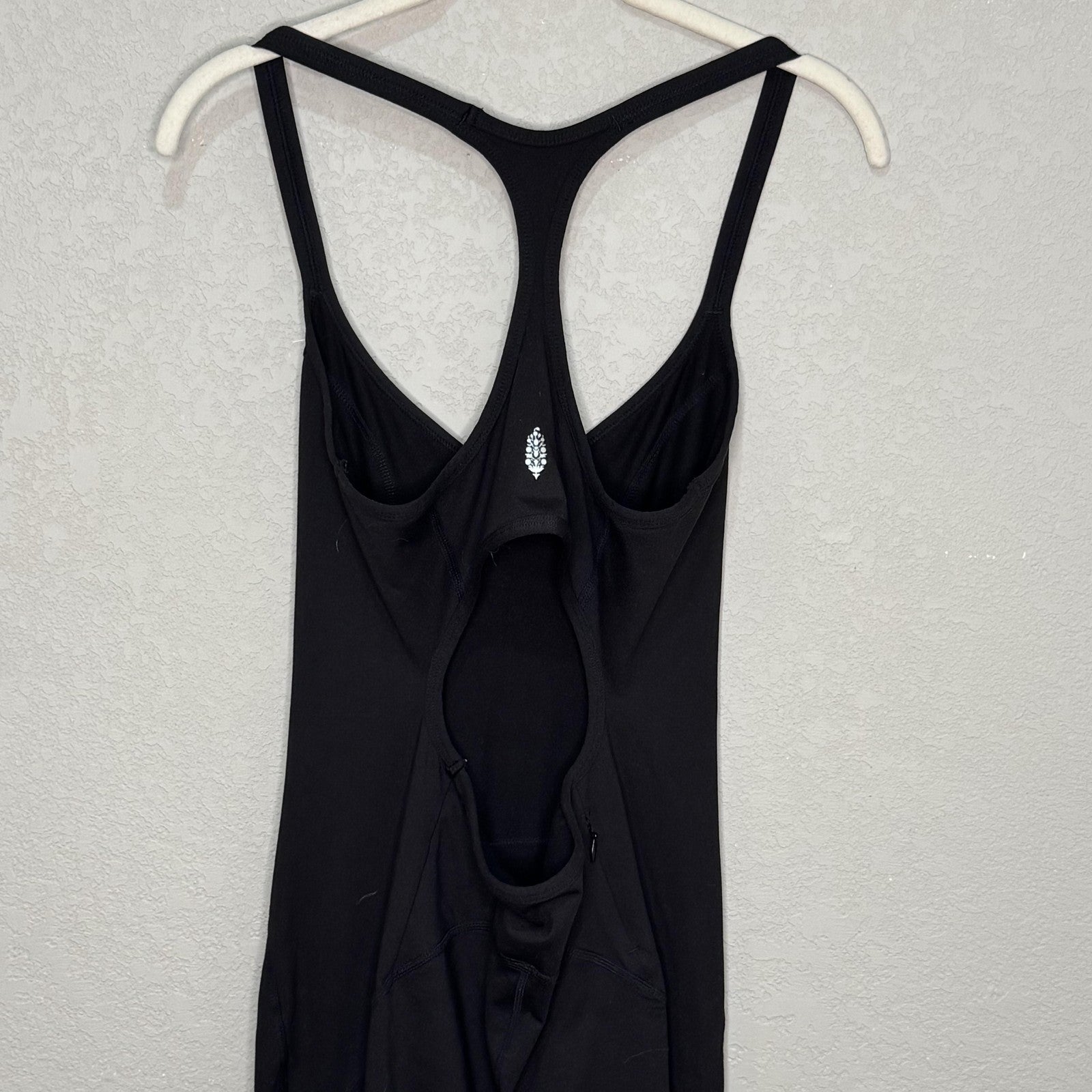 Free People Movement Lets Bounce One-piece Medium Black Racerback Athletic