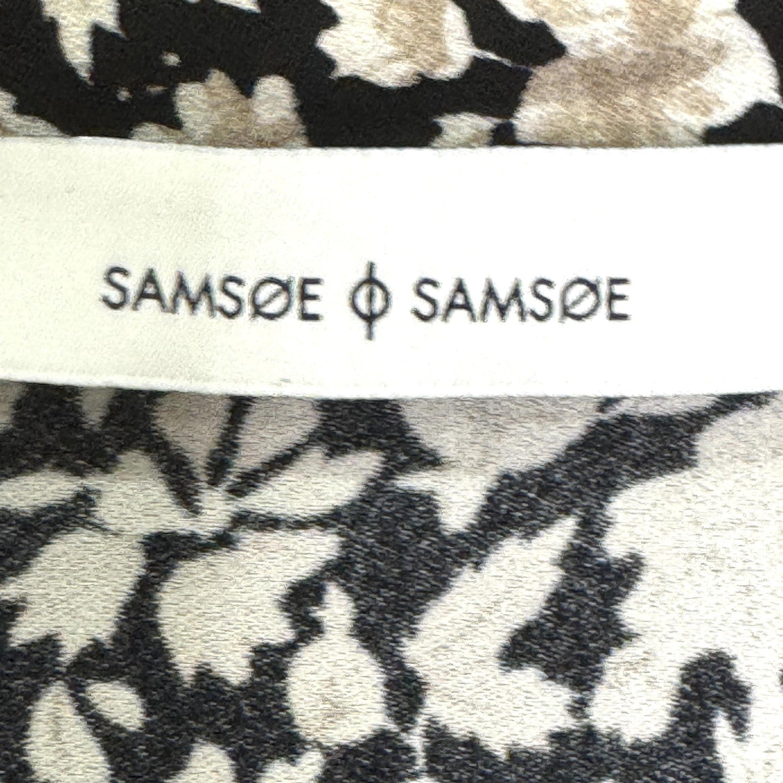 Samsoe & Samsoe Dress Womens Small Petit Fleur Bette Is Floral Long Sleeve