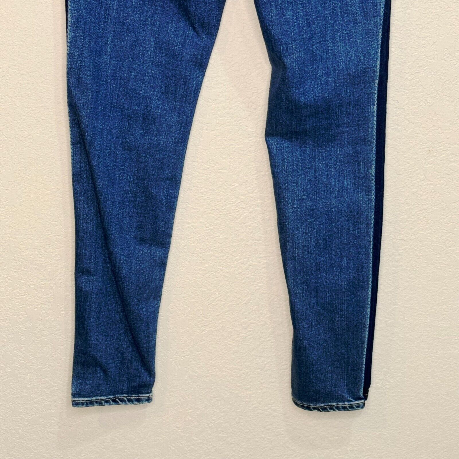 Athleta Sculptek Blue Indigo Tuxedo Jeans Size 4