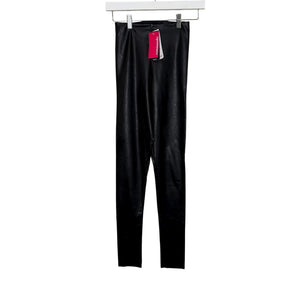 Commando Leggings Womens Small Black Faux Leather Perfect Control Made USA SLG06