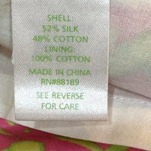Lilly Pulitzer Briddie Strapless Dress Size 8 Daisy Floral Sundress Retro Mod