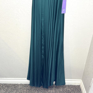 Ladivine Dress Womens 4 Emerald Green 7469 Formal Gown Deep V Maxi Evening