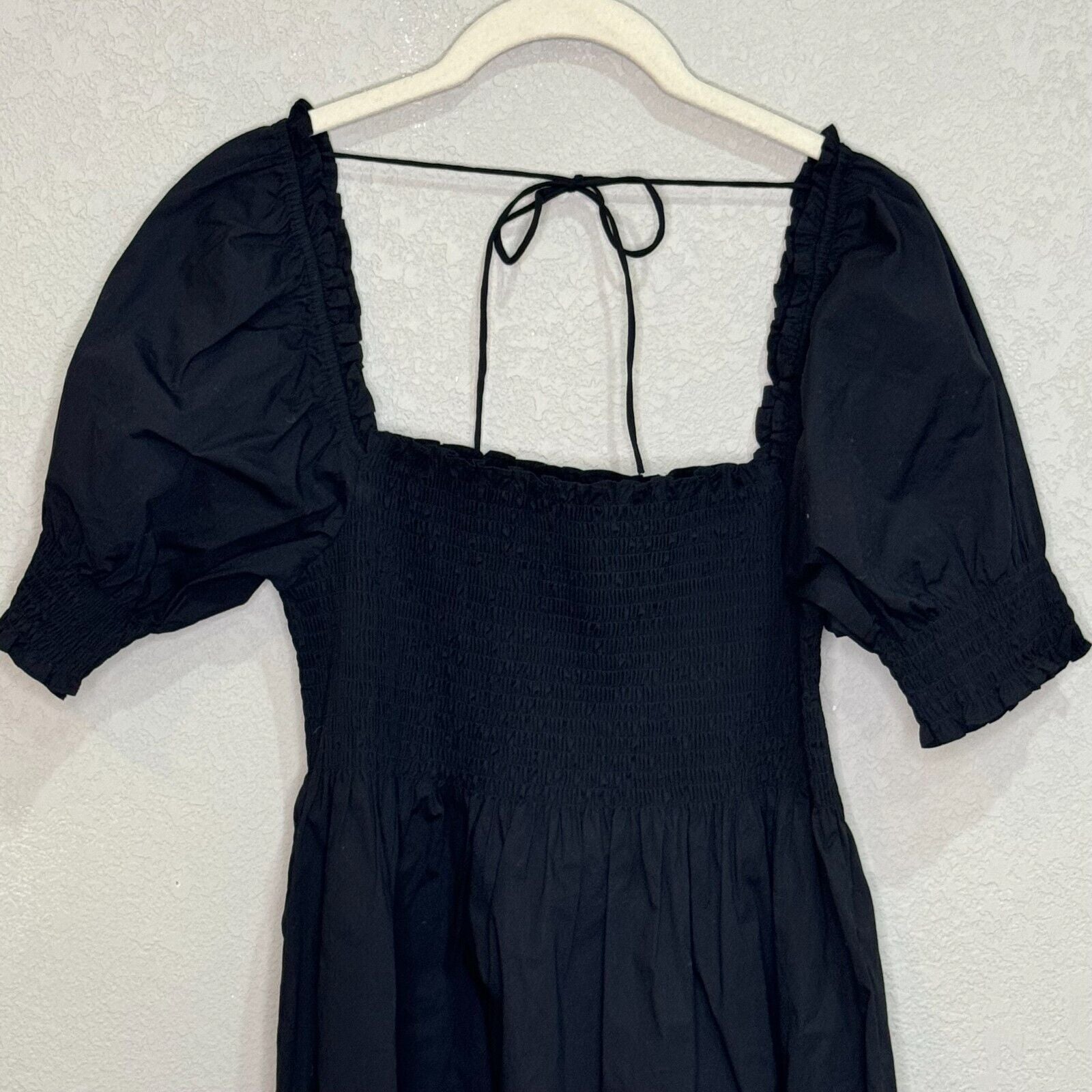 Hill House Black Athena Square Neck Nap Dress Size Small