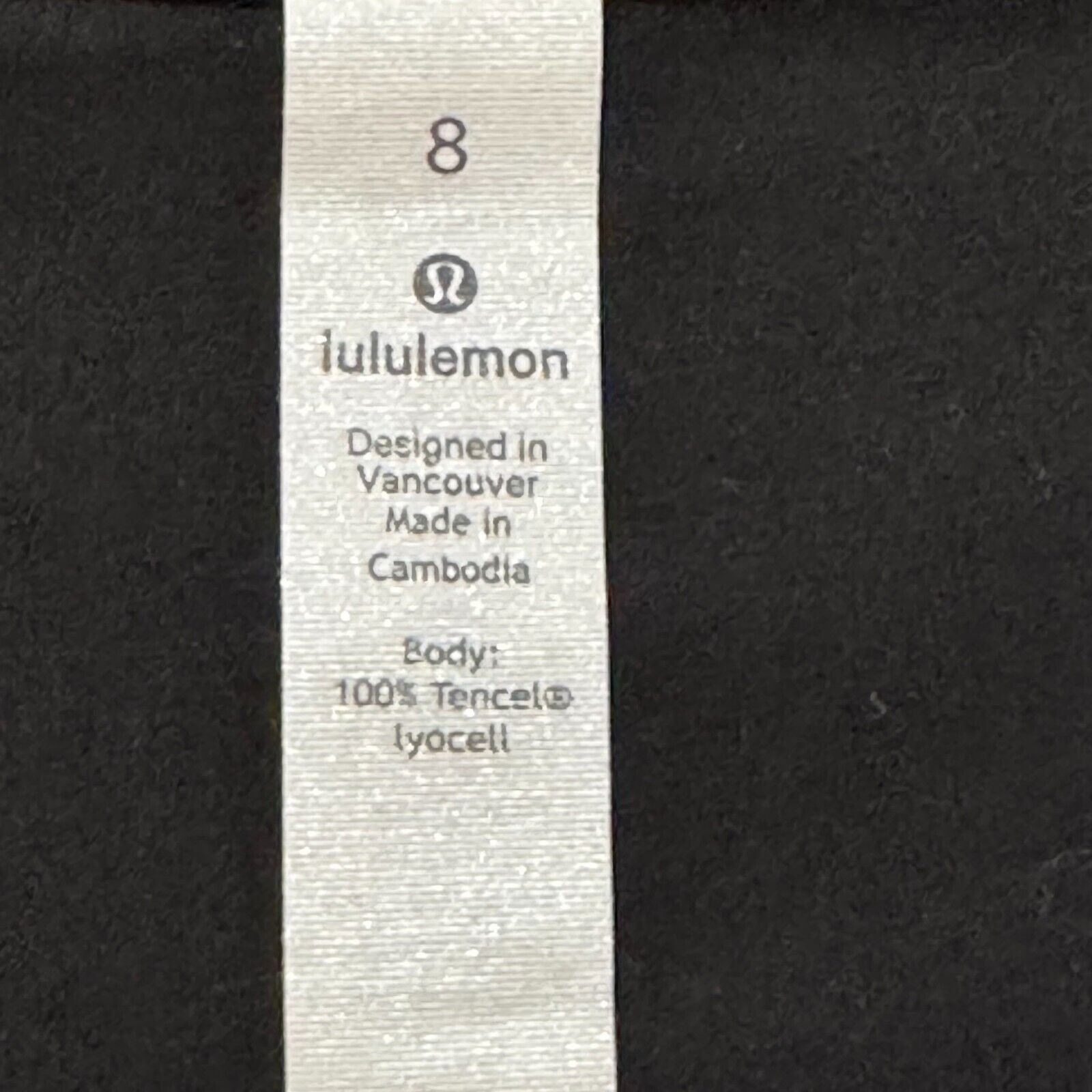 Lululemon Coat Womens 8 Black City Stroll Jacket Hooded Lightweight Tencel $148