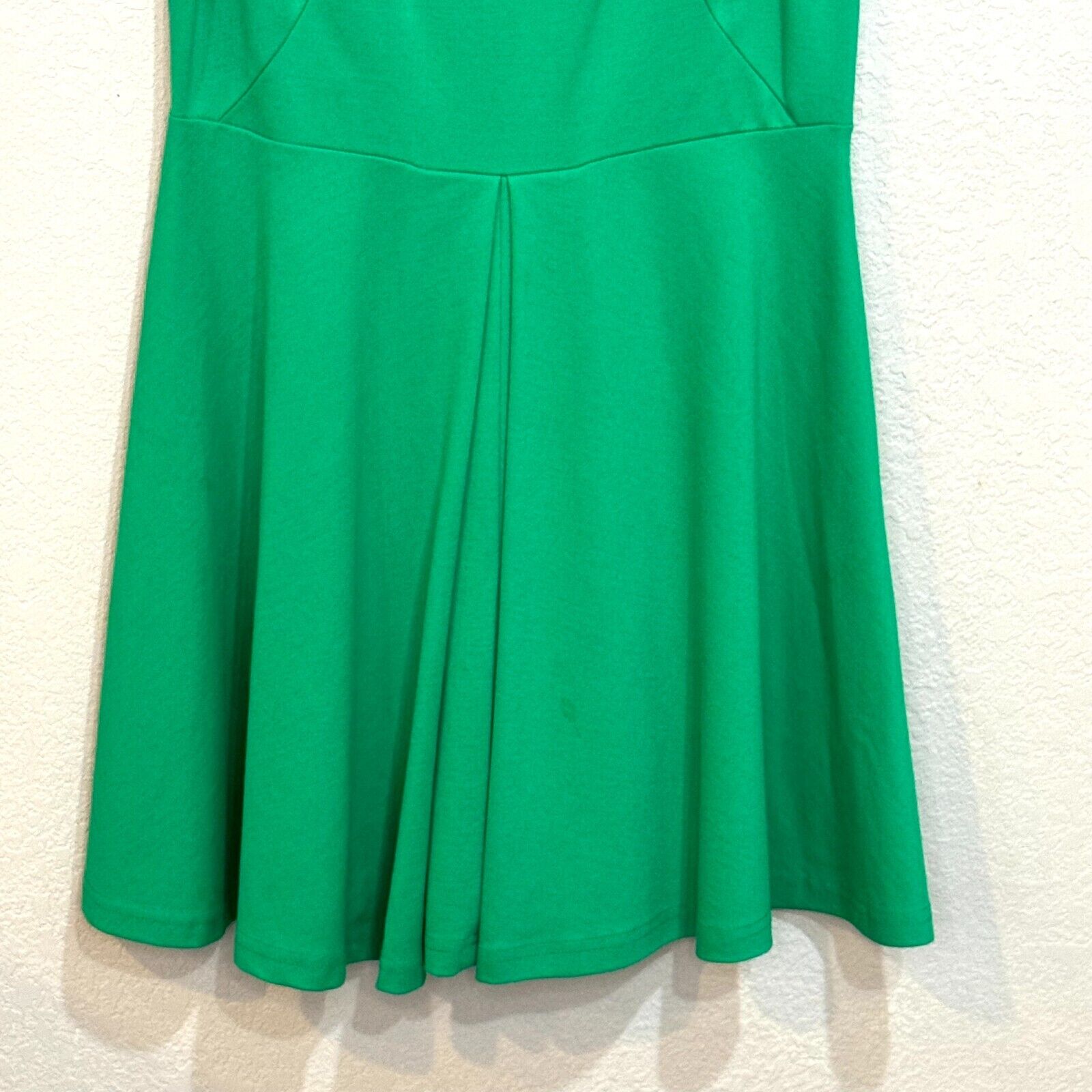 Amanda Uprichard Kelly Green Fit And Flare Sleeveless Mini Dress Size Medium