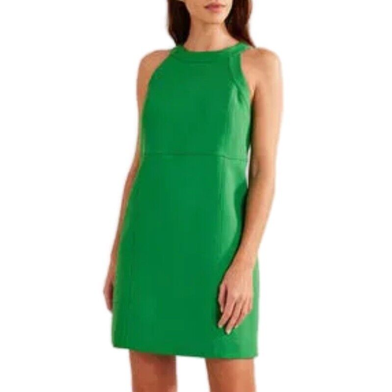 Boden NEW Green Sleeveless Mini Shift Dress Size 8