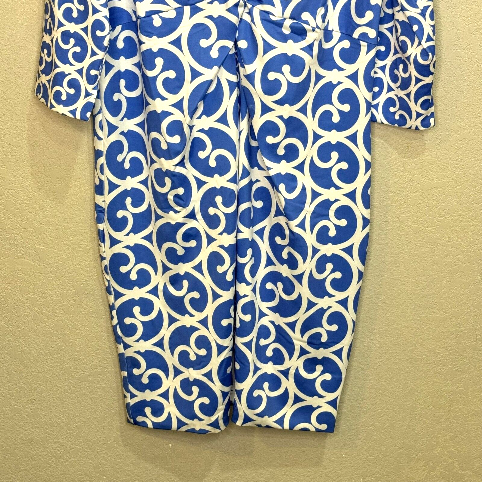 Gretchen Scott NEW Azure Blue Twist And Shout Heaven's Gate Dress Size XXXL