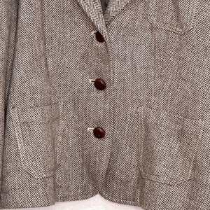 Ralph Lauren Polo Jeans Co. Vintage Herringbone Blazer Jacket Size XL