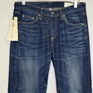 Rag & Bone NEW Dark Wash Straight Leg Crop Jeans Size 28 $225