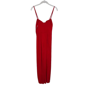 Abercrombie & Fitch NEW Women Red Jumpsuit Size Small $120