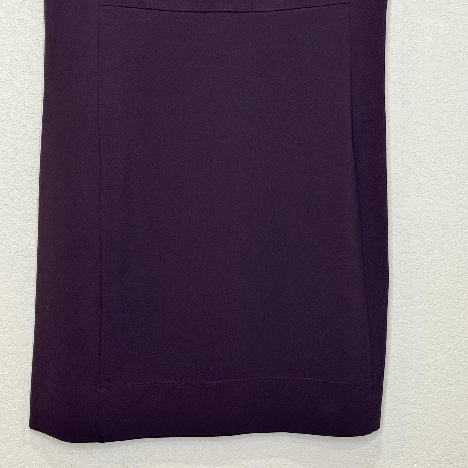 Diane von Furstenberg Dress Womens 8 Purple Sheath Stretch Sleeveless Career