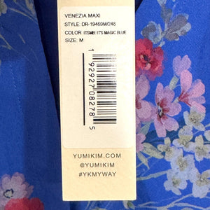 YUMI KIM Maxi Dress Size Medium NEW Blue Floral Venzia $248