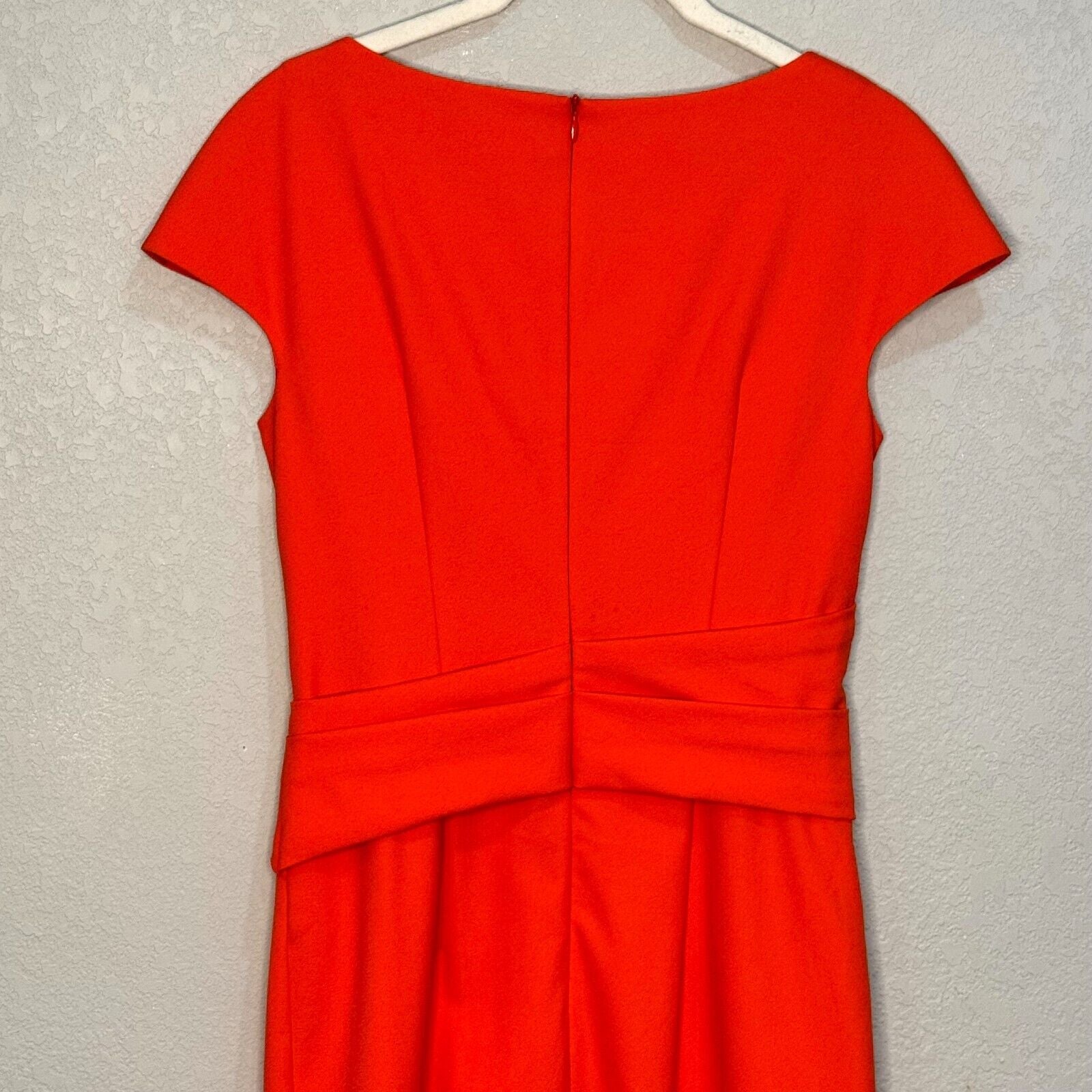 St. Emile Orange Sheath Dress Size 4 NEW $495