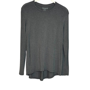 New Majestic Filatures Deluxe Soft Gray Long Sleeve Tee Size XS (1)