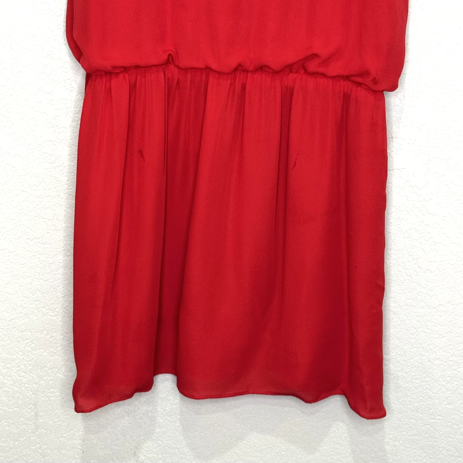 Haute Hippie Dress Womens XS Silk Strappy Mini Cocktail Party Criss Cross Back