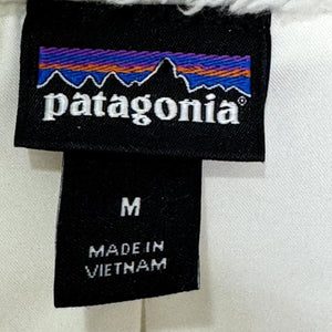 Patagonia Vest Womens Medium White Full Zip Fleece Sherpa Retro Pile 25216FA21